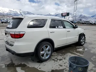 2012 Dodge Durango Citadel with VIN 1C4SDJET2CC192580, listed as a Copart auction lot 49098225 with 166,325 mi miles and Salvage Title. Bid and sale history available at DreamBid. Image 3.