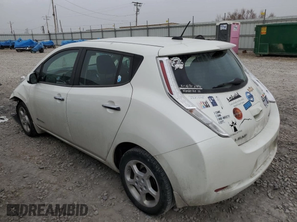 2015 Nissan LEAF SV with VIN 1N4AZ0CPXFC305179, listed as a Copart auction lot 48377205 with 101,476 mi miles and Salvage Title. Bid and sale history available at carsss.com. Image 2.