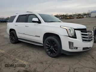 2020 Cadillac Escalade Luxury with VIN 1GYS4BKJ8LR202660, listed as a Copart auction lot 52859945 with 46,503 mi miles and Salvage title. Bid and sale history available at DreamBid. Image 4.