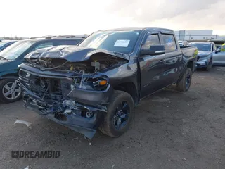 2022 Ram 1500 Big Horn with VIN 1C6SRFFT9NN388463, listed as a IAAI auction lot 41092683 with 225,407 mi miles and . Bid and sale history available at DreamBid. Image 2.