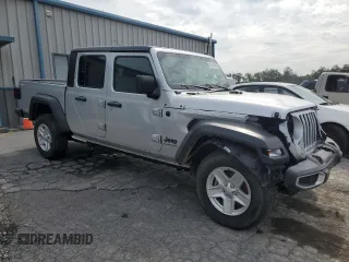 2023 Jeep Gladiator Sport S с VIN 1C6HJTAG8PL534103, выставлен на аукционе Copart как лот 63114795 с пробегом 42 054 миль миль и Списание • Salvage title. История ставок и продаж доступна на DreamBid. Изображение 4.