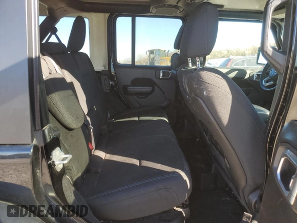 2022 Jeep Wrangler Unlimited Rubicon with VIN 1C4JJXR62NW170222, listed as a Copart auction lot 80116894 with 40,142 mi miles and Salvage title. Bid and sale history available at DreamBid. Image 11.