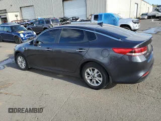 2017 Kia Optima LX with VIN 5XXGT4L32HG156845, listed as a Copart auction lot 76312814 with 124,810 mi miles and Clean Title. Bid and sale history available at carsss.com. Image 2.
