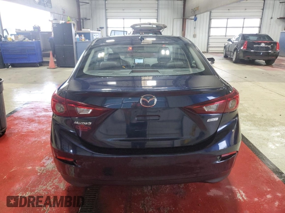2015 Mazda 3 i Grand Touring with VIN JM1BM1W79F1263677, listed as a Copart auction lot 54048675 with 91,342 mi miles and Salvage Title. Bid and sale history available at DreamBid. Image 6.