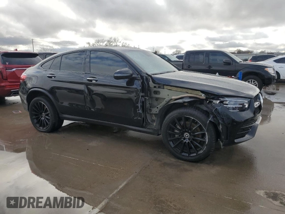2021 Mercedes-Benz GLC with VIN W1N0J8EB3MF955960, listed as a Copart auction lot 86311124 with 41,747 mi miles and Salvage Title. Bid and sale history available at carsss.com. Image 4.