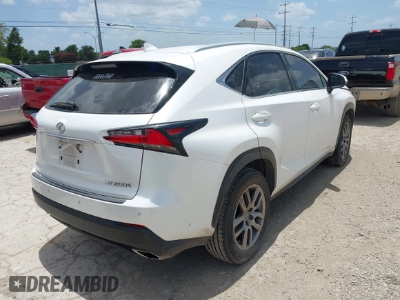 2016 Lexus NX 200t with VIN JTJYARBZ3G2039659, listed as a IAAI auction lot 42716128 with 158,220 mi miles and . Bid and sale history available at DreamBid. Image 4.