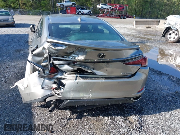 2019 Lexus ES with VIN 58ABZ1B19KU023027, listed as a IAAI auction lot 41935746 with 72,360 mi miles. Bid and sale history available at carsss.com. Image 16.