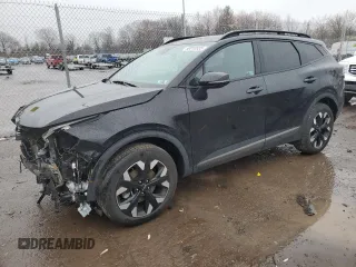 2023 Kia Sportage X-Line with VIN 5XYK6CAF8PG008654, listed as a Copart auction lot 50010925 with 29,137 mi miles and Salvage Title. Bid and sale history available at carsss.com. Image 1.