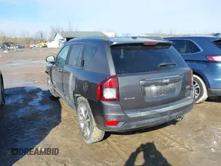 2017 Jeep Compass Latitude with VIN 1C4NJDEB0HD190200, listed as a IAAI auction lot 41733462 with 77,374 mi miles and . Bid and sale history available at DreamBid. Image 3.