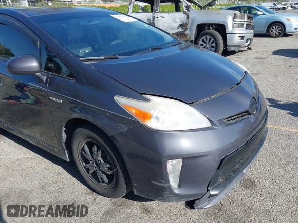 2013 Toyota Prius One with VIN JTDKN3DU9D5559161, listed as a IAAI auction lot 41995781 with 195,694 mi miles. Bid and sale history available at carsss.com. Image 6.