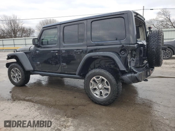 2022 Jeep Wrangler Unlimited Sport with VIN 1C4HJXDG6NW258091, listed as a Copart auction lot 45484735 with 42,534 mi miles and Salvage Title. Bid and sale history available at DreamBid. Image 2.