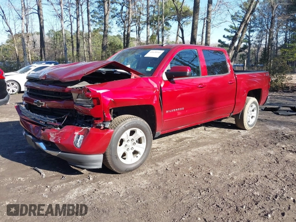 2018 Chevrolet Silverado 1500 LT with VIN 3GCUKREC4JG204672, listed as a IAAI auction lot 41638941 with 134,506 mi miles. Bid and sale history available at carsss.com. Image 17.