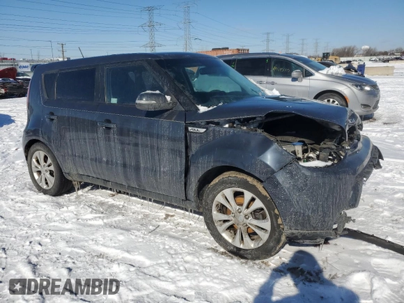 2014 Kia Soul + with VIN KNDJP3A54E7035358, listed as a Copart auction lot 44962255 with 120,578 mi miles and Salvage Title. Bid and sale history available at carsss.com. Image 4.