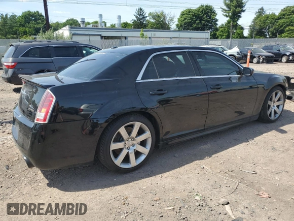 2012 Chrysler 300 SRT8 with VIN 2C3CCAFJ6CH800641, listed as a Copart auction lot 61313094 with 107,426 mi miles and Salvage Title. Bid and sale history available at carsss.com. Image 3.