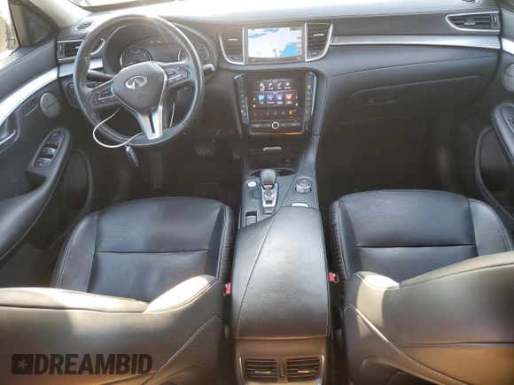 2019 Infiniti QX50 Essential with VIN 3PCAJ5M39KF117065, listed as a Copart auction lot 50702595 with 95,899 mi miles and Salvage title. Bid and sale history available at DreamBid. Image 8.