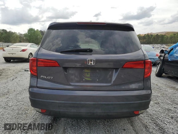 2016 Honda Pilot EX-L with VIN 5FNYF5H76GB035329, listed as a Copart auction lot 51865625 with 126,750 mi miles and Salvage Title. Bid and sale history available at DreamBid. Image 6.