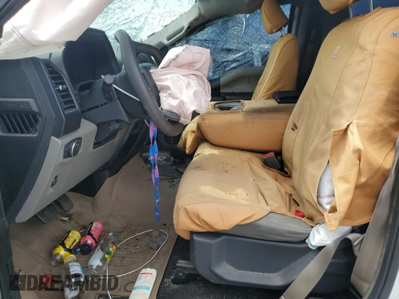 2016 Ford F-150 XL with VIN 1FTMF1C8XGKD36678, listed as a Copart auction lot 54165755 with 109,829 mi miles and Salvage Title. Bid and sale history available at DreamBid. Image 7.