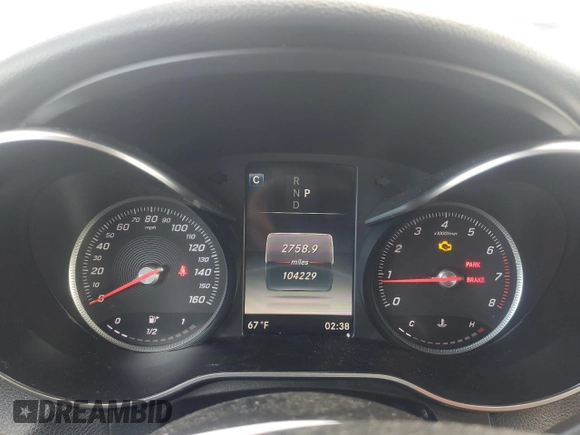 2019 Mercedes-Benz GLC 300 z VIN WDC0G4KB2KV150886, wystawiony jako Copart lot #51248985 z przebiegiem 104 229 mil mil oraz Szkoda całkowita • Salvage title. Historia ofert i sprzedaży dostępna na DreamBid. Obrazek 9.