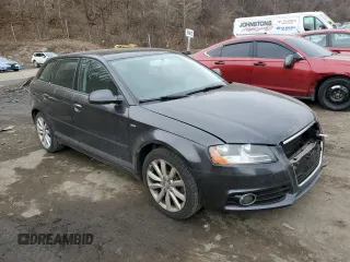 2011 Audi A3 Premium with VIN WAUBEAFM8BA024356, listed as a Copart auction lot 47540545 with 127,355 mi miles and Salvage title. Bid and sale history available at DreamBid. Image 4.