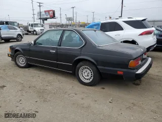 1986 BMW 6 Series 635CSi with VIN WBAEC8408G0613495, listed as a Copart auction lot 50785225 with 149,434 mi miles and Clean Title. Bid and sale history available at carsss.com. Image 2.