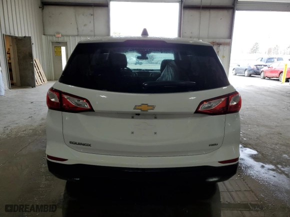 2020 Chevrolet Equinox LS with VIN 2GNAXSEV7L6119604, listed as a Copart auction lot 51967315 with 35,634 mi miles and Salvage Title. Bid and sale history available at carsss.com. Image 6.