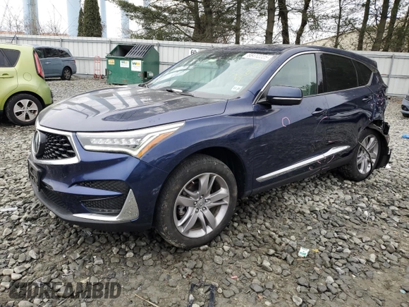 2021 Acura RDX w/Advance Package with VIN 5J8TC2H77ML012783, listed as a Copart auction lot 88412225 with 34,977 mi miles and Salvage Title. Bid and sale history available at carsss.com. Image 1.