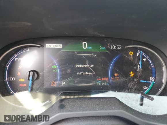 2022 Toyota RAV4 XSE with VIN JTMEB3FV4ND076096, listed as a Copart auction lot 58802695 with 141,543 mi miles and Salvage title. Bid and sale history available at DreamBid. Image 9.