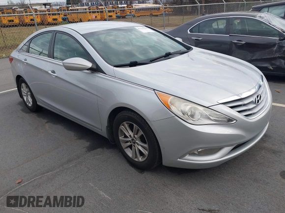 2013 Hyundai Sonata GLS with VIN 5NPEB4AC1DH609459, listed as a IAAI auction lot 41125668 with 227,079 mi miles and . Bid and sale history available at carsss.com. Image 1.