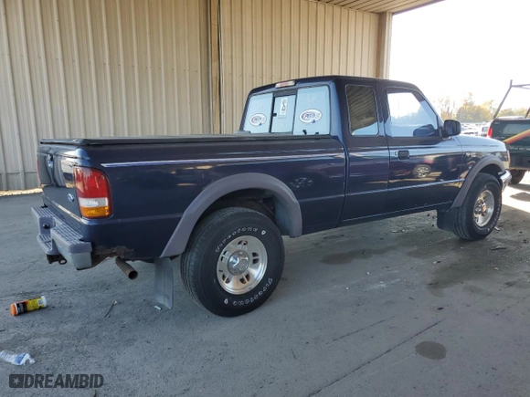 1997 Ford Ranger XLT with VIN 1FTDR15X7VTA55151, listed as a Copart auction lot 76562624 with 155,749 mi miles and Salvage Title. Bid and sale history available at carsss.com. Image 3.