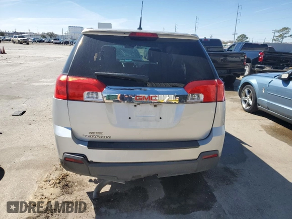 2012 GMC Terrain SLE-1 with VIN 2GKALMEK0C6326801, listed as a Copart auction lot 46122805 with 140,373 mi miles and Salvage Title. Bid and sale history available at carsss.com. Image 6.