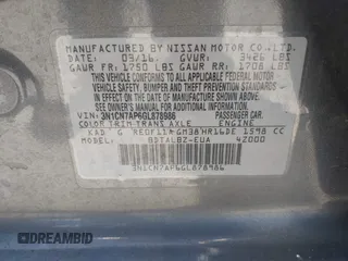 2016 Nissan Versa S z VIN 3N1CN7AP6GL878986, wystawiony jako IAAI lot #42317275 z przebiegiem 124 426 mil mil oraz . Historia ofert i sprzedaży dostępna na DreamBid. Obrazek 9.