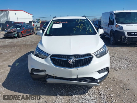 2019 Buick Encore Preferred with VIN KL4CJESB8KB909563, listed as a IAAI auction lot 41764126 with 61,391 mi miles. Bid and sale history available at carsss.com. Image 12.