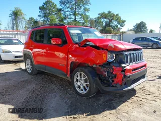 2020 Jeep Renegade Latitude with VIN ZACNJABB0LPL21197, listed as a IAAI auction lot 40848594 with 230,209 mi miles and . Bid and sale history available at DreamBid. Image 1.