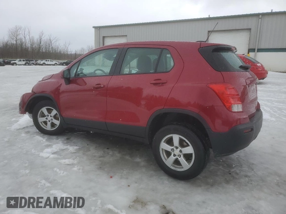 2015 Chevrolet Trax LS with VIN KL7CJPSB3FB248464, listed as a Copart auction lot 54490715 with 126,059 mi miles and Non Repairable. Bid and sale history available at carsss.com. Image 2.