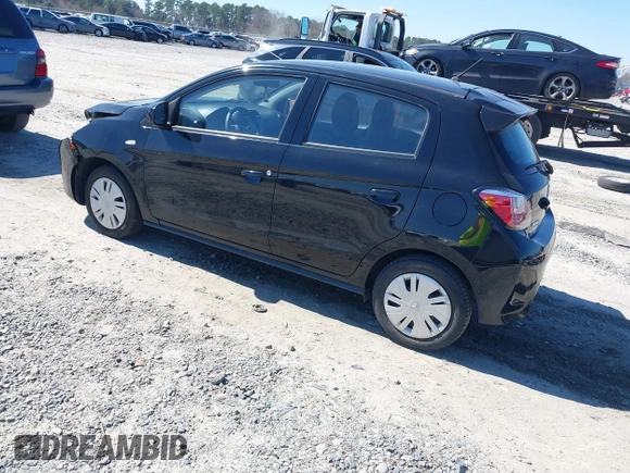 2021 Mitsubishi Mirage ES with VIN ML32AUHJ6MH006728, listed as a IAAI auction lot 41678312 with 36,631 mi miles and . Bid and sale history available at DreamBid. Image 3.