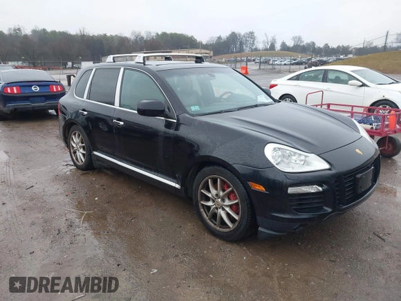 2008 Porsche Cayenne Turbo with VIN WP1AC29P28LA97203, listed as a IAAI auction lot 41541313 with 192,281 mi miles. Bid and sale history available at carsss.com. Image 1.