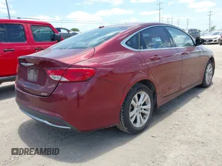 2015 Chrysler 200 Limited with VIN 1C3CCCAB4FN554647, listed as a IAAI auction lot 42535164 with 101,055 mi miles and . Bid and sale history available at DreamBid. Image 4.