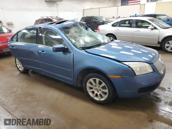 2009 Mercury Milan with VIN 3MEHM07Z29R628195, listed as a Copart auction lot 70187474 with 0 mi miles and Clean Title. Bid and sale history available at carsss.com. Image 4.