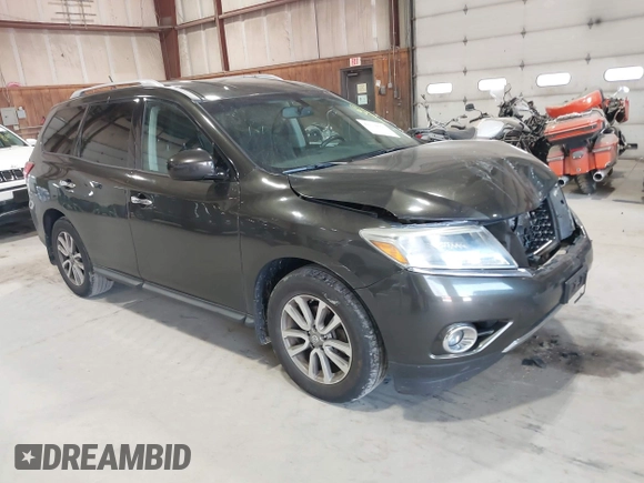 2016 Nissan Pathfinder Platinum with VIN 5N1AR2MM1GC601909, listed as a IAAI auction lot 42114650 with 151,423 mi miles. Bid and sale history available at carsss.com. Image 1.