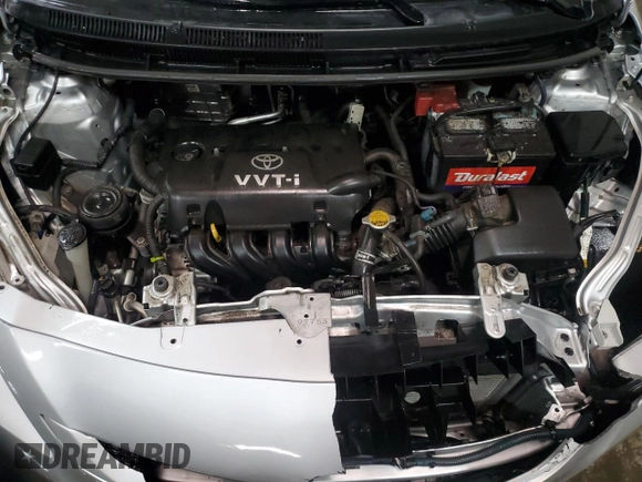 2007 Toyota Yaris with VIN JTDBT923571109568, listed as a Copart auction lot 45751305 with 124,836 mi miles and Salvage Title. Bid and sale history available at DreamBid. Image 11.