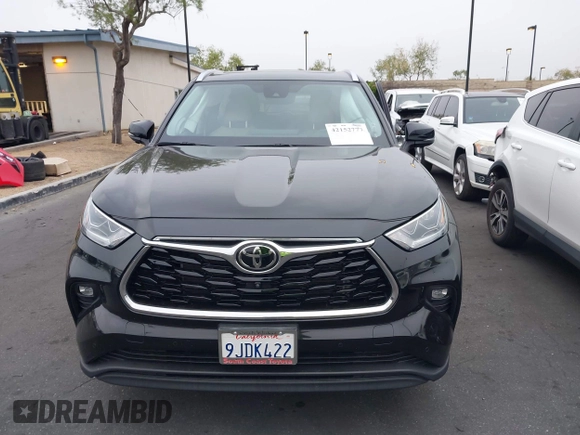 2023 Toyota Highlander L with VIN 5TDKDRAHXPS516220, listed as a IAAI auction lot 42152777 with 19,263 mi miles and . Bid and sale history available at DreamBid. Image 13.
