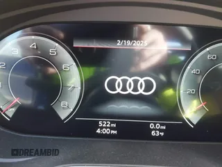2025 Audi A5 Sportback S line Premium Plus with VIN WAUFACF51SA011062, listed as a IAAI auction lot 41633015 with 522 mi miles. Bid and sale history available at carsss.com. Image 7.