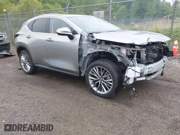 2025 Lexus NX 350h Premium z VIN JTJGKCEZ2S2054535, wystawiony jako IAAI lot #42300774 z przebiegiem 2 612 mil mil oraz . Historia ofert i sprzedaży dostępna na DreamBid. Obrazek 1.