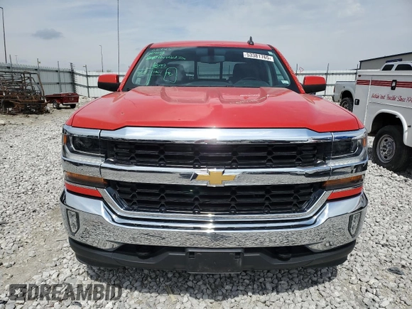 2016 Chevrolet Silverado 1500 LT with VIN 3GCUKREC8GG379208, listed as a Copart auction lot 53381765 with 91,530 mi miles and Salvage Title. Bid and sale history available at DreamBid. Image 5.