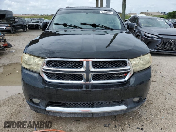 2013 Dodge Durango Crew with VIN 1C4RDHDG6DC657438, listed as a Copart auction lot 62883675 with 129,500 mi miles and Clean title. Bid and sale history available at DreamBid. Image 5.