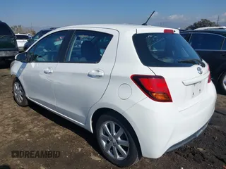 2015 Toyota Yaris L with VIN VNKKTUD30FA051732, listed as a IAAI auction lot 41449083 with 82,207 mi miles. Bid and sale history available at carsss.com. Image 3.
