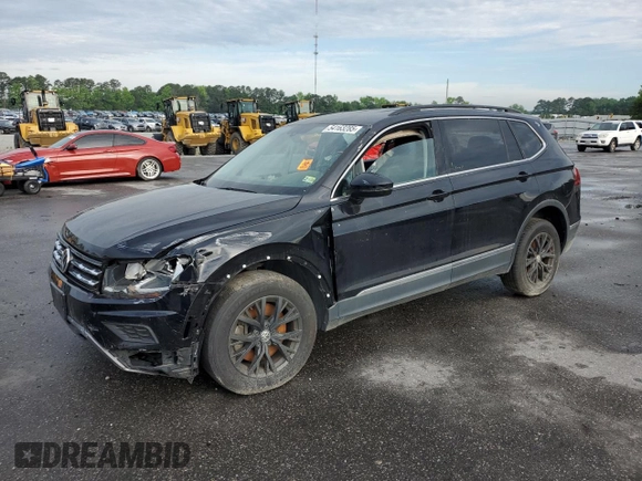 2021 Volkswagen Tiguan SE with VIN 3VV3B7AX6MM100281, listed as a Copart auction lot 54163285 with 69,517 mi miles and Clean Title. Bid and sale history available at DreamBid. Image 1.