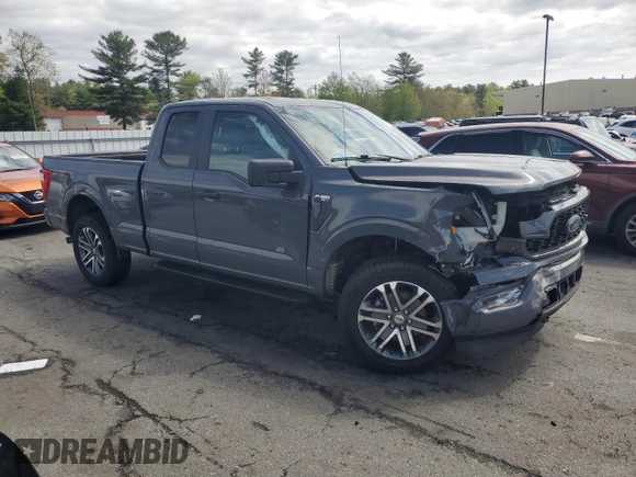2021 Ford F-150 XL z VIN 1FTEX1EP2MKD18922, wystawiony jako Copart lot #56143555 z przebiegiem 100 248 mil mil oraz Szkoda całkowita • Salvage title. Historia ofert i sprzedaży dostępna na DreamBid. Obrazek 4.