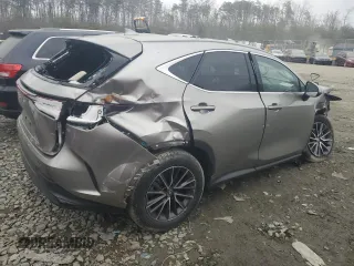 2024 Lexus NX with VIN 2T2GGCEZ5RC050278, listed as a Copart auction lot 43696245 with 0 mi miles and Salvage Title. Bid and sale history available at carsss.com. Image 3.