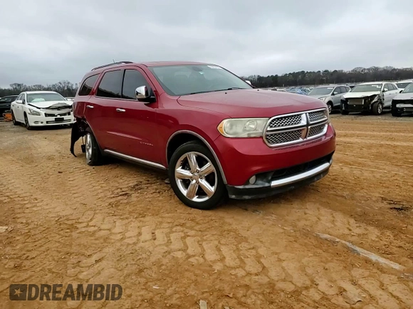 2011 Dodge Durango Citadel with VIN 1D4RD5GGXBC673331, listed as a Copart auction lot 43853155 with 179,273 mi miles and Salvage title. Bid and sale history available at DreamBid. Image 11.
